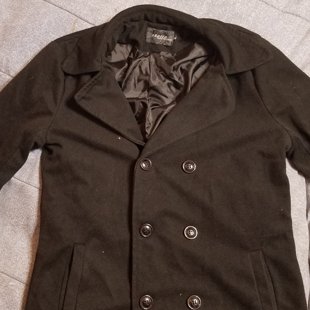Women's Wool Pea Style Coat
